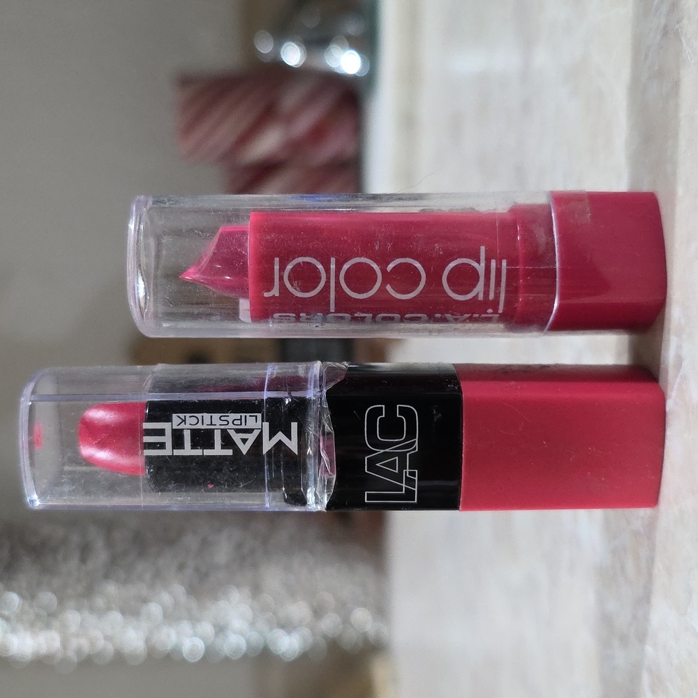 2-PK Hot pink & Femme  lip Color lip stick